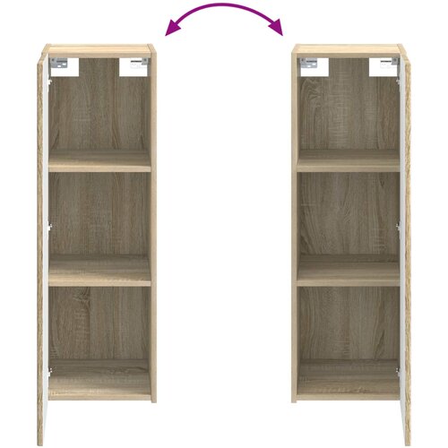  Ormar za Kupaonicu na Zidu Hrast sonoma 33 x 34,5 x 100 cm Slike