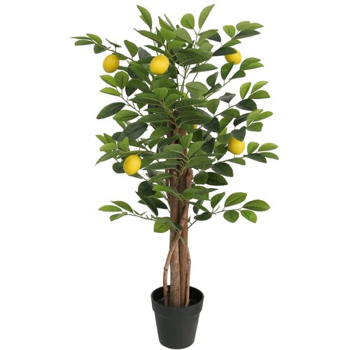  Umjetno stablo limuna s 3 debla zeleno 85 cm PP Slike