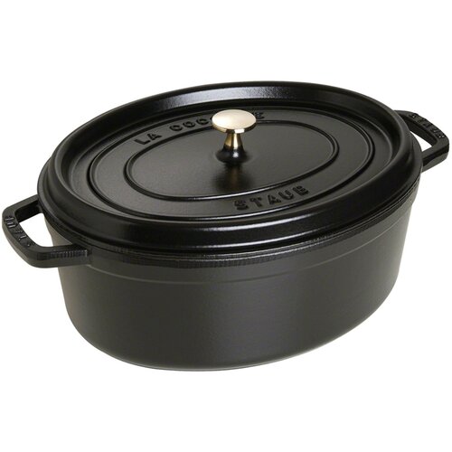 Staub kozica Cocotte Black 6,7 l, ovalna, emajl, lito zelezo Cene