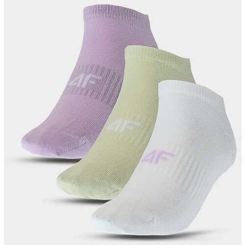 4f Women's Casual Ankle Socks (3pack) - Multicolor Cene