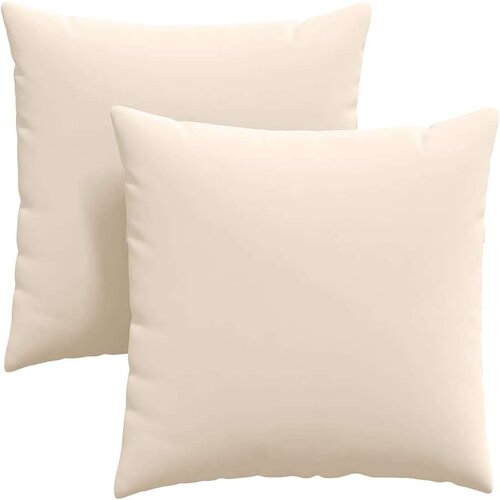 VidaXL jastučići za sofu 2 pcs bež 60 x 60 cm tkanina Slike