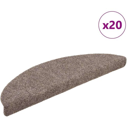  Ljepljivi tepisi za stepenice 20 kom krem 56 x 17 x 3 cm Slike