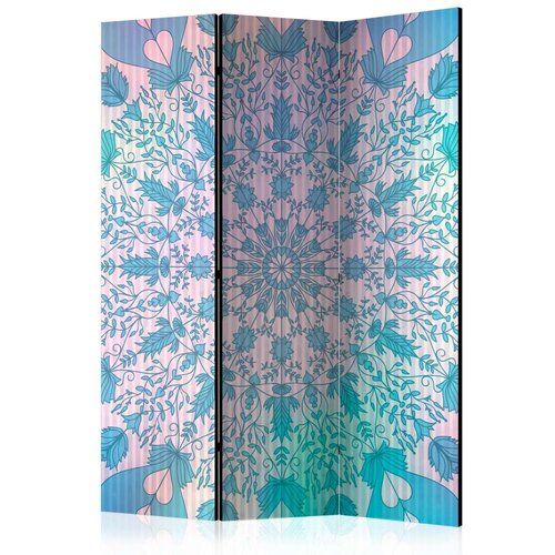  Paravan u 3 dijela - Girly Mandala (Blue) [Room Dividers] 135x172 Slike