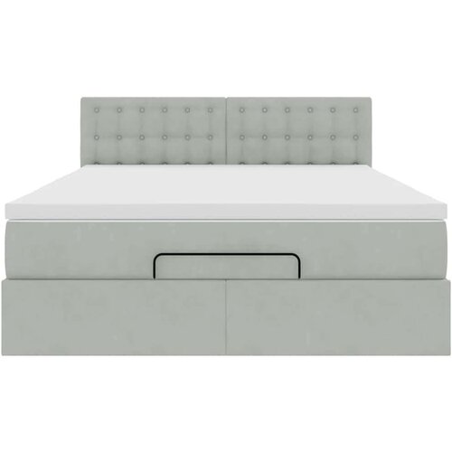  Otomanski krevet s madracem i LED 140x190 cm bar&amp;scaron;unasti Slike