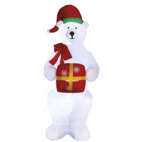 Emos lighting LED polarni medved z božičnim darilom napihljiv, 240 cm DCFC15 Cene