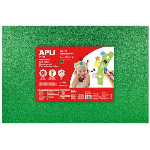 Apli Eva pena ble&scaron;čice zelena 400x600x2mm 3 k, (20392931) Cene