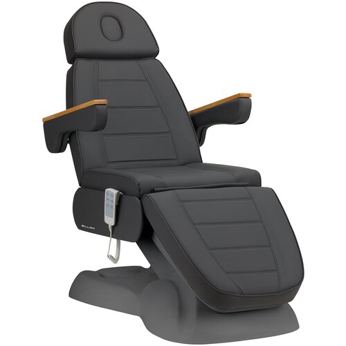 Shumee Električni kozmetični stol SILLON Lux 273b, 3 sivi motorji, sivo podnožje, (21388148) Slike