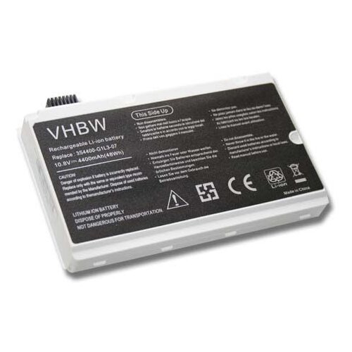 VHBW Baterija za Fujitsu Siemens Amilo XI2428 / XI2528 / XI2550 / PI2450, bela, 4400 mAh Slike