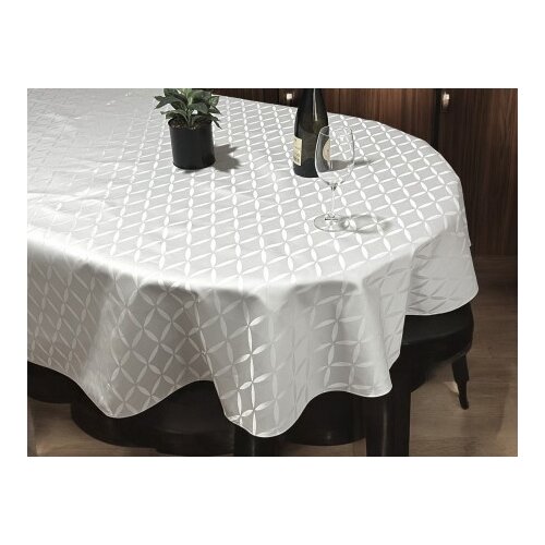  Okrugli Stolnjak 150cm Bela boja-lotos ( VLK0001360-belalotosokrugli ) Cene