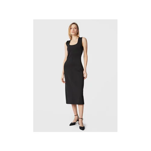 Calvin Klein Vsakodnevna obleka Technical K20K205022 Črna Regular Fit