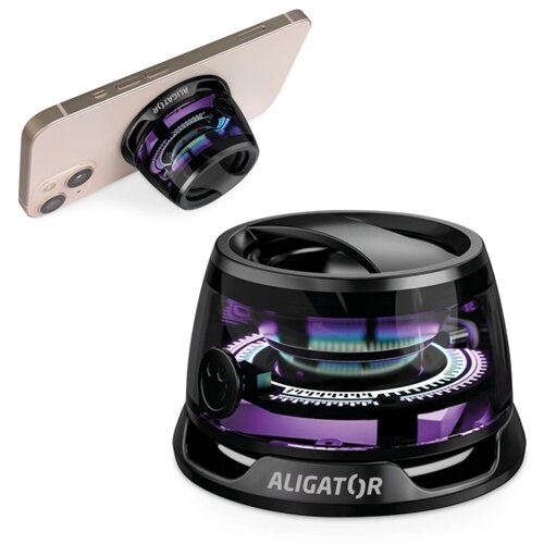 ALIGATOR ABSMB01 - magnetni zvučnik za MagSafe Mini Beat, 400 mAh, crne boje Slike