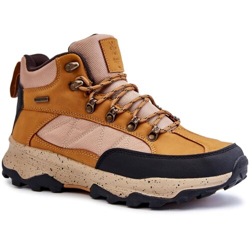 Kesi Men's Warm Trekking Shoes Cross Jeans KK1R4020C Camel Cene