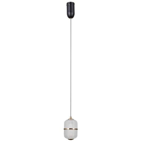  ITALUX PND-34375-1-BK - LED luster na sajli ALANI LED/6W/230V 3000K crna/zlatna Cene