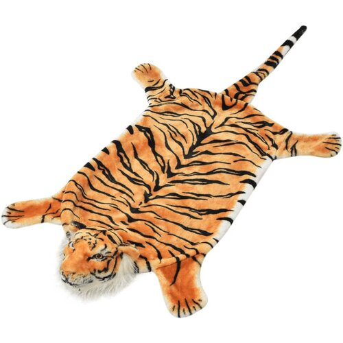 vidaXL Pli&scaron;asta preproga tiger 144 cm rjave barve, (20668468) Cene
