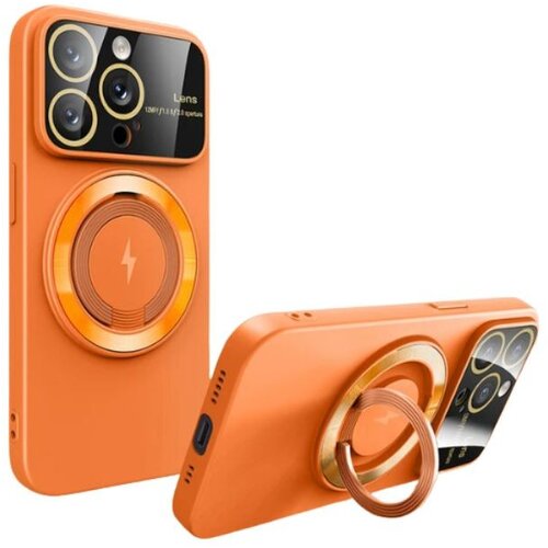 Magsafe Full maskica iPhone 15 Pro Orange Slike