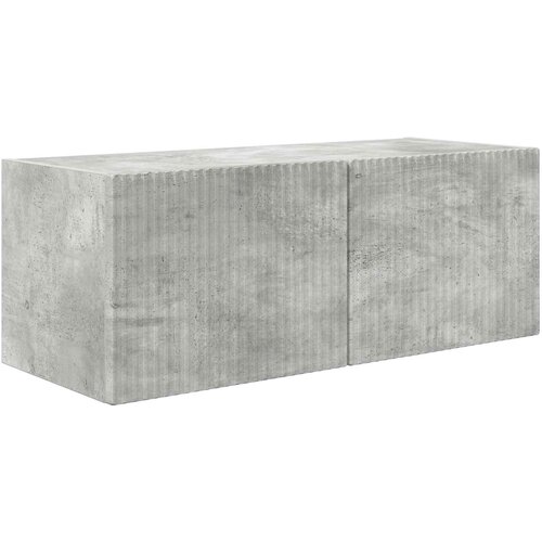  Set TV komoda Zidne 2 pcs Betonski sivi Konstruirano drvo Slike