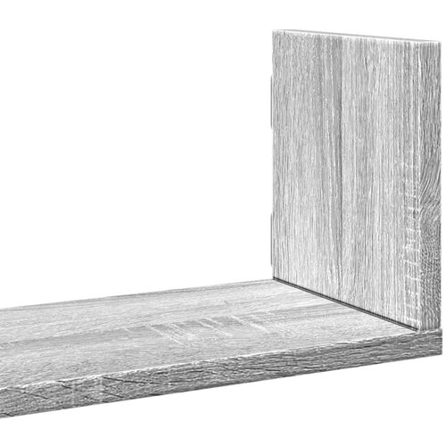  Zidne police 3 kom boja hrasta 80x18x18 cm konstruirano drvo Slike