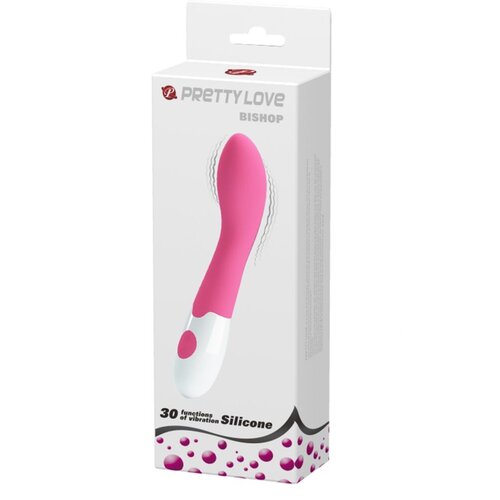  Vibrator za G-tačku Bishop, 19.5cm, Roze Cene