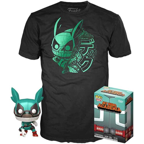 Funko Set POP figure & Tee My Hero Academia Deku with Helmet size M Cene