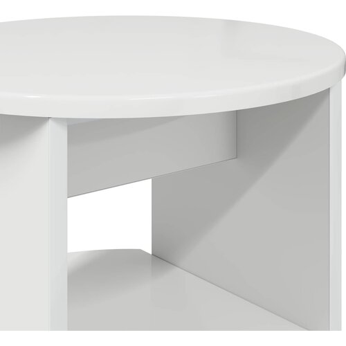  Pomoćni ormarić 2 pcs Visoki Sjaj Bijeli &amp;Oslash;40 x 50 cm Slike