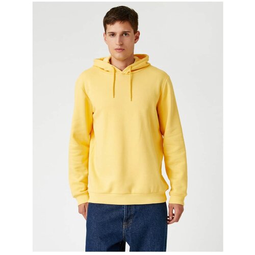 Koton Men's Yellow Sweatshirt Cene
