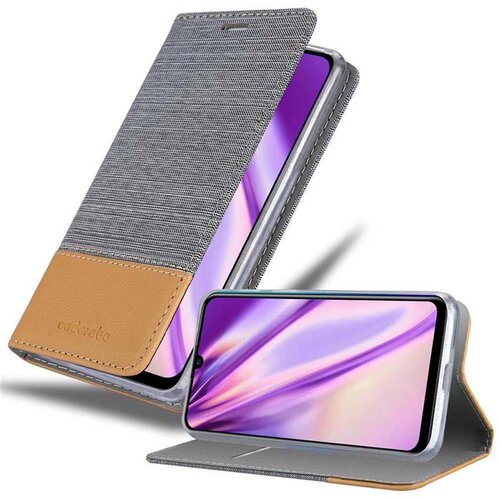 Cadorabo Ohi&scaron;je, združljiv s Huawei v svetlo sivo rjavi barvi - za&scaron;čitni pokrov z magnetnim zapiranjem, stoječo funkcijo in režo za kartico, (20569375) Cene