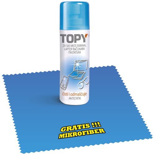Topy sprej za či&scaron;ćenje 120 ml + Mikrofiber Cene