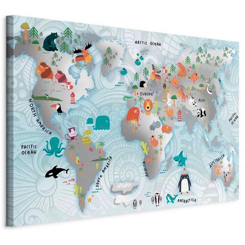 Artgeist Slika Na Platnu Fairytale Map Cene