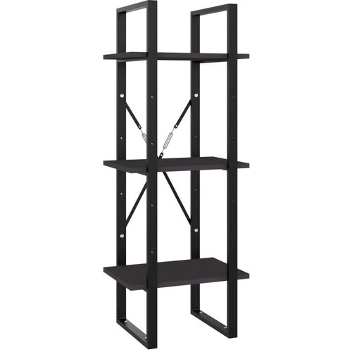 VidaXL Knjižna omara 5-nadstropna siva 40x30x175 cm iverna plo&amp;scaron;ča Slike