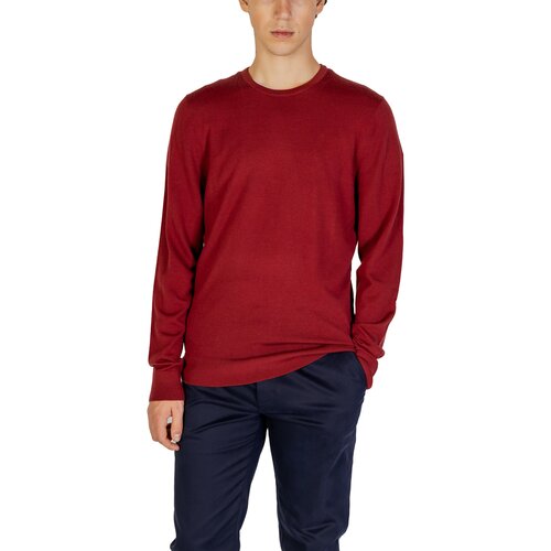 Calvin Klein Jeans Puloverji MERINO RWS CREW NECK K10K109474 Rdeča Cene