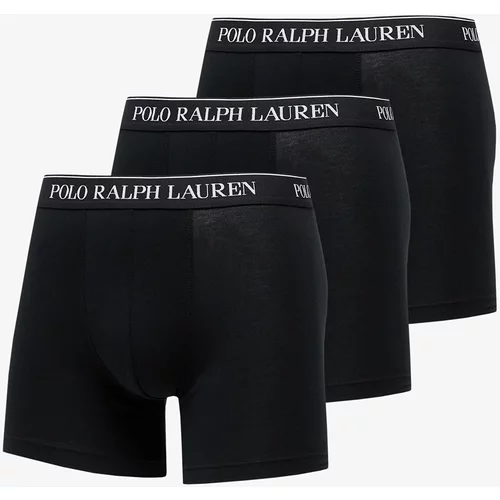 Polo Ralph Lauren Stretch Cotton Boxer Briefs 3-Pack Black