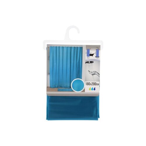 Tendance Zavesa Za Kadu 180X200 Cm Eva Laser Blue Peacock Cene