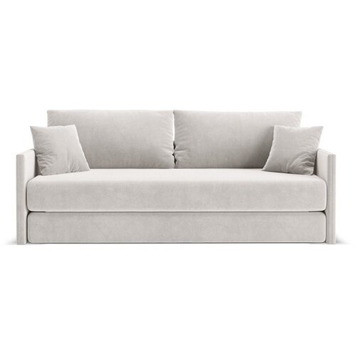 Cosmopolitan Design Bež baršunasti sklopiva sofa 209 cm Shannon – Cene