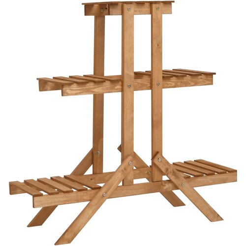 vidaXL Stalak za biljke 83 x 25 x 83 cm od jelovine Cijene