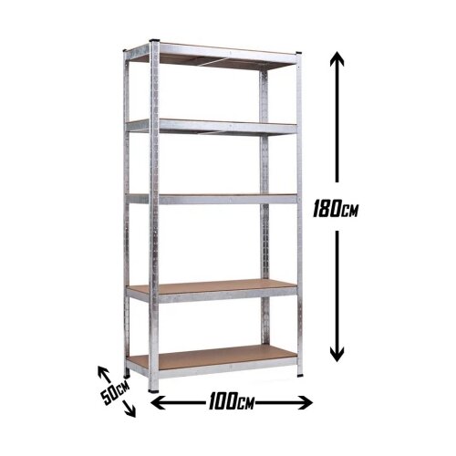  SuperHome 180x100x50cm 175Kg Metalna Montažna Polica Cene