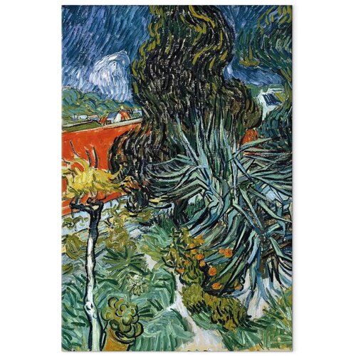  XXL slika - Vincent Van Gogh &amp;ndash; The Garden of Dr. Gachet in Auvers 93x140 Slike