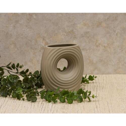 Dekordom vaza BUCO WJM3280 17cm - Grey - N43 Cene