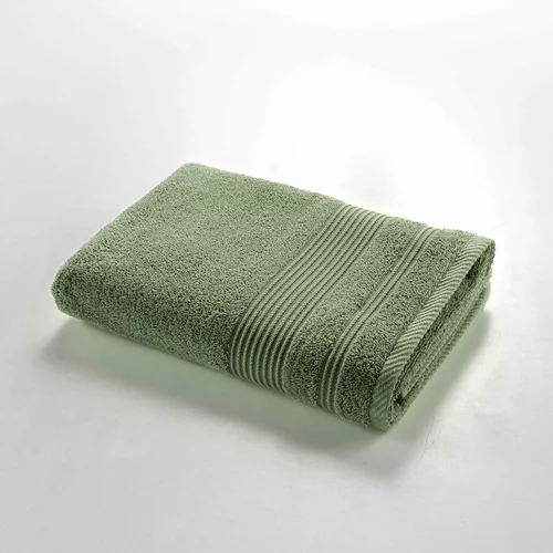 Douceur d intérieur Kaki zeleni pamučni ručnik od frotira 70x130 cm Tendresse –