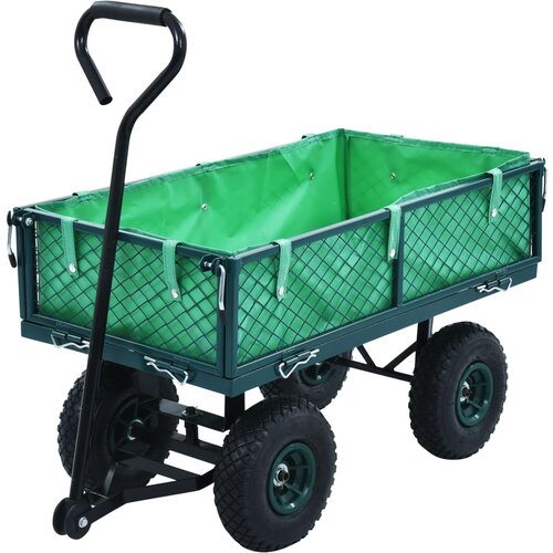vidaXL Vrtni ročni voziček zelen 250 kg, (20767531) Cene