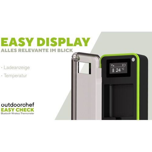 OUTDOORCHEF Easy Check Single Bluetooth Brezžicni žar Termometer 14.491.94 Slike