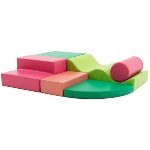 IGLU soft play set Explorer, zeleno-roze Slike