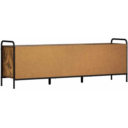  TV ormar 146 x 33 x 50 cm Dimljeni hrast Konstruirano drvo - Dimljeni hrast 146 x 33 x 50 cm Slike