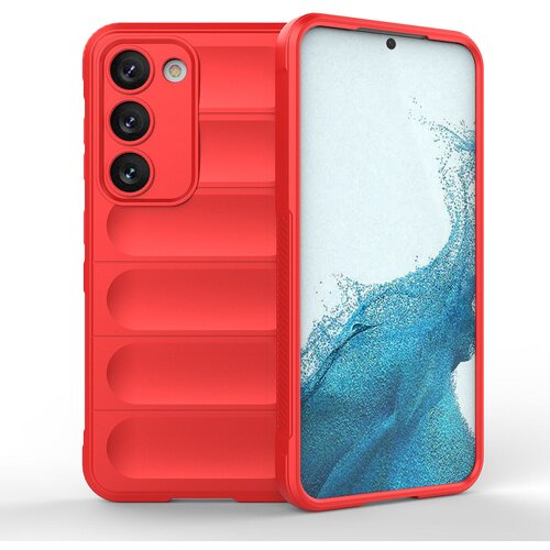  Eleganten Wave ovitek za Samsung S23 Plus, Rdeč Cene