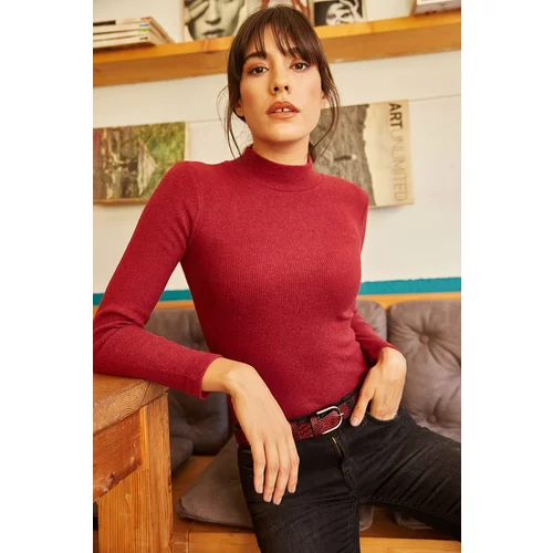 Olalook Sweater - Bordeaux - Fitted