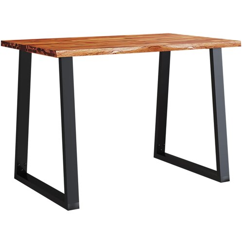 Maison Chic Jedilna miza - Kuhinjska miza - Jedilni stol z naravnim robom 110x70x75 cm trden akacijev les, (21715344) Cene