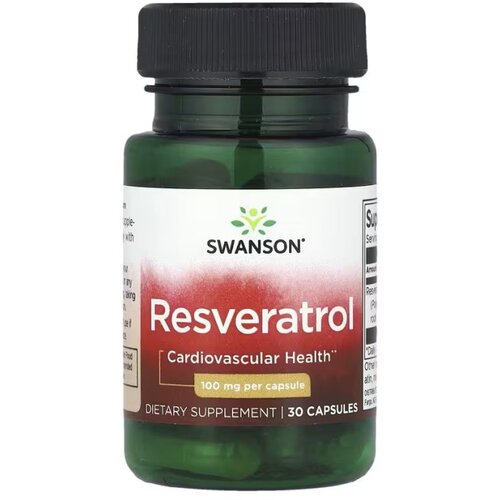 Swanson Resveratrol 100 mg (30 kapsul) Cene
