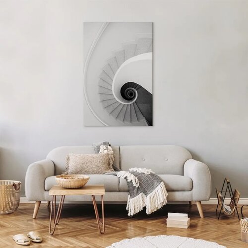  Slika - White Stairs (1 Part) Vertical 60x90 Akustična Cijene