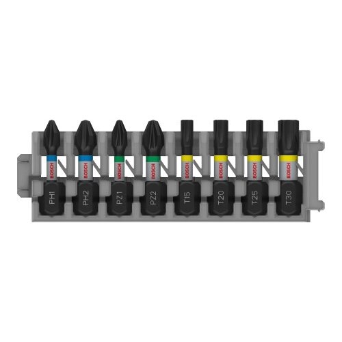 Bosch PRO Impact mešani set PH1, PH2, PZ1, PZ2, T15, T20, T25, T30, 25 mm 8/1 ( 2608521U61 ) Cene