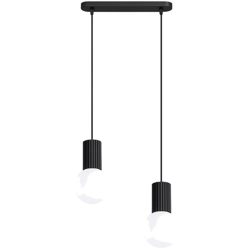 Sollux Lighting Viseča svetilka HALO 2L črna, (5000352223) Cene