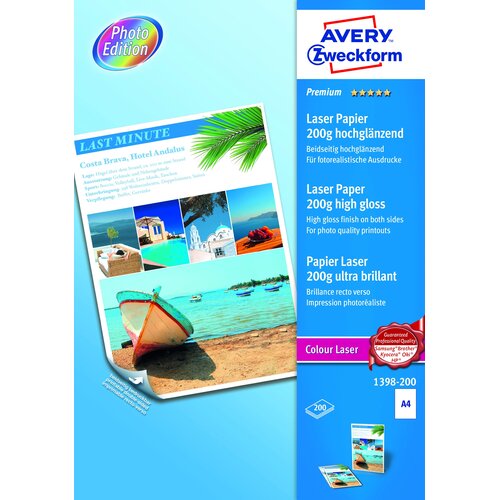 Avery Zweckform Foto papir barvni laserski Premium A4 - 200 g Cene
